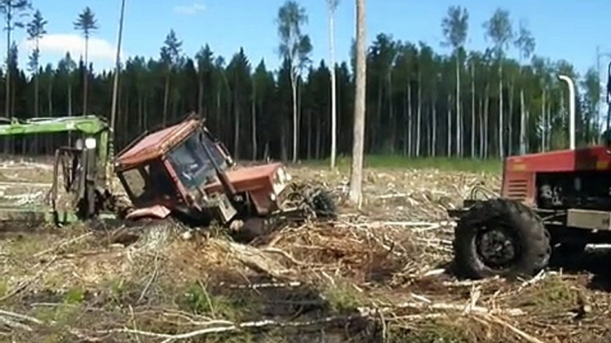 Belarus Mtz 82 forestry tractor stuck in mud, extreme mud conditions