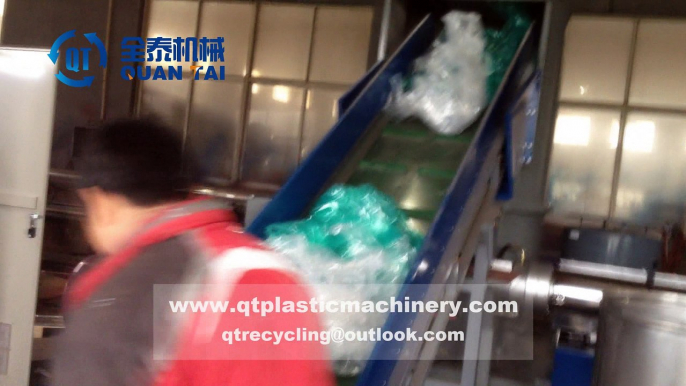 QUANTAI Plastic Film Granulating Machine / Plastic Granulator