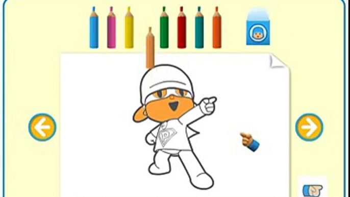 Mundo Pocoyo Clip Dibujos para pintar y colorear / recortables