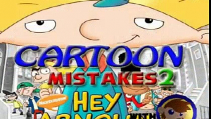 CARTOON MISTAKES 2 :Hey Arnold !  bloopers and funny bits  Old Cartoons For Children