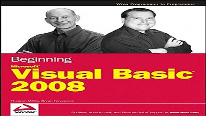 Download Beginning Microsoft Visual Basic 2008