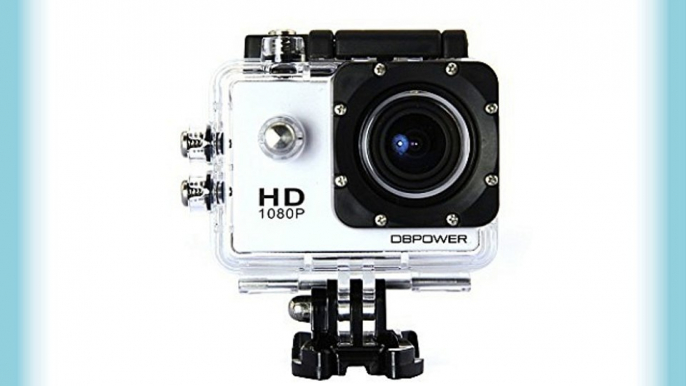 DBPOWER® 12MP 1080P HD Cámara Impermeable de la Acción Action Camera con 2 la Mejora de la