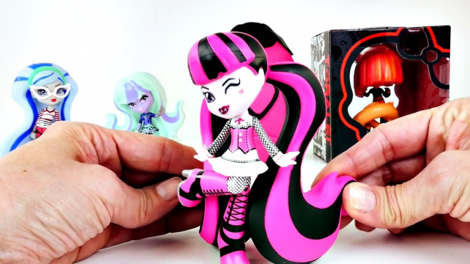 Monster High Vinyl Figures Play Doh Chocolate MH Surprise Eggs Draculaura Ghoulia Twyla To