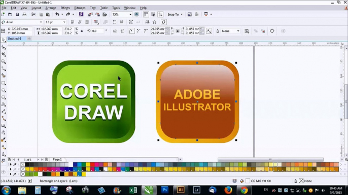 Corel Draw VS Adobe Illustrator eng