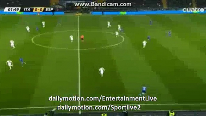 Italia 1st BIG Chance - Italia vs Spain Friendlies