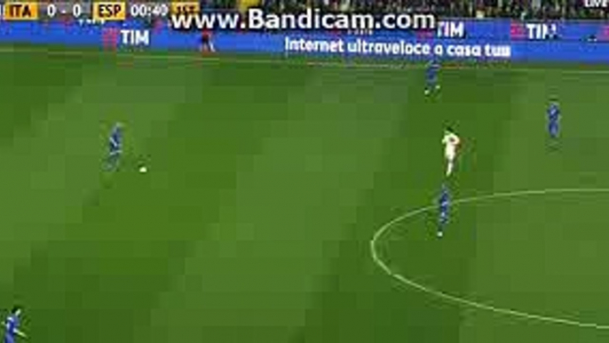 Italy 1st Big Chance - Italy 0-0 Spain 24.03.2016 HD