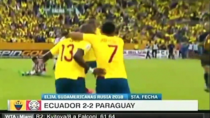 Ecuador vs Paraguay 2-2 All Goals & Highlights World Cup CONMEBOL Qualification 24-03-2016 HD
