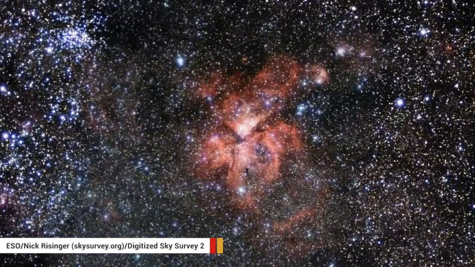 UFO Hunter Says Face Appearing In Nebula Was Created By Aliens