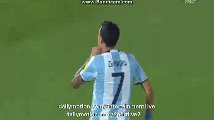 1st Half Goals - CHILE 1-2 ARGENTINA - WC QUALIFICATION