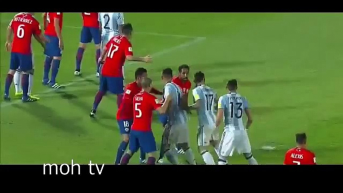 Chile vs Argentina goals & Highlights (HT) World Cup Qualification 2016