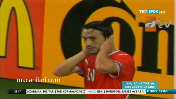 [HD] 11.06.2008 - UEFA EURO 2008 Group A Matchday 2 Switzerland 1-2 Turkey - Avrupa Futbol Şampiyonası İsviçre 1-2 Türkiye