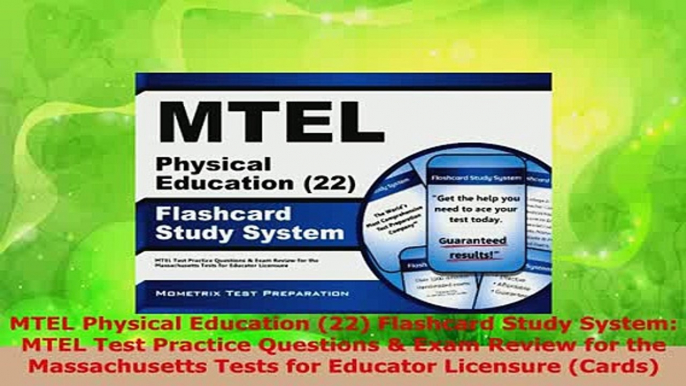 PDF  MTEL Physical Education 22 Flashcard Study System MTEL Test Practice Questions  Exam Ebook