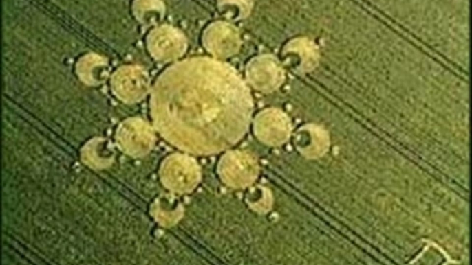 Crop circles, grass circles, sand circles and ice circles...