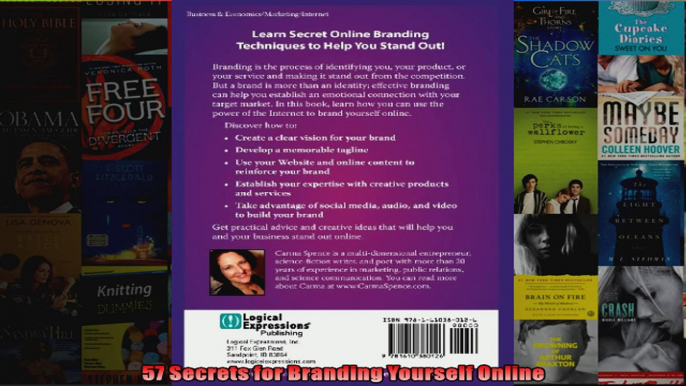 57 Secrets for Branding Yourself Online