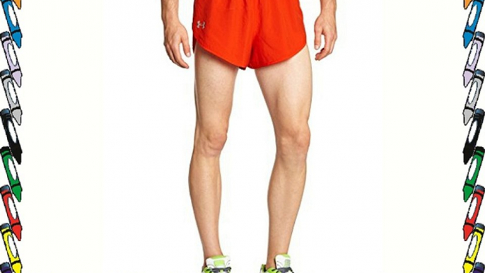 Under Armour Hg Flyweight Run 3'' - Pantalones cortos de running para hombre color naranja