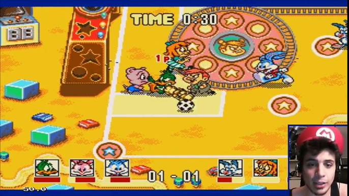 TINY TOON ADVENTURES: ACME ALL STARS! (Soccer: Good Guys vs Bad Guys)  TINY TOONS Old Cartoons