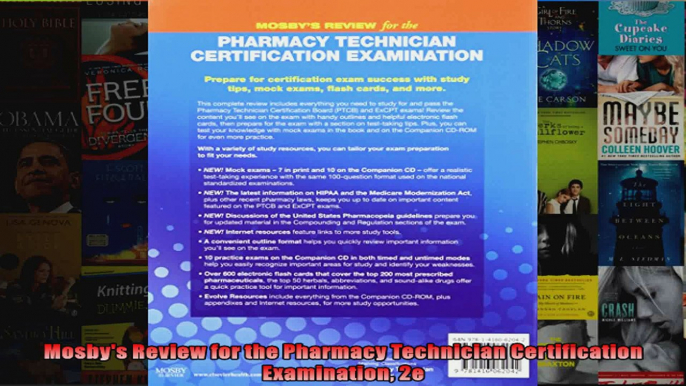 Mosbys Review for the Pharmacy Technician Certification Examination 2e