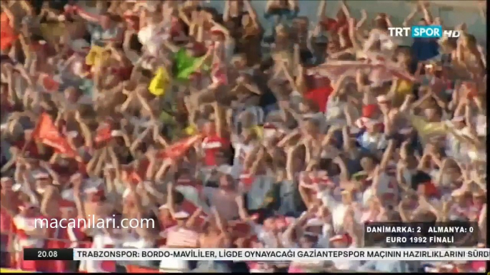 [HD] 26.06.1992 - UEFA EURO 1992 Final Match Denmark 2-0 Germany - Danimarka 2-0 Almanya