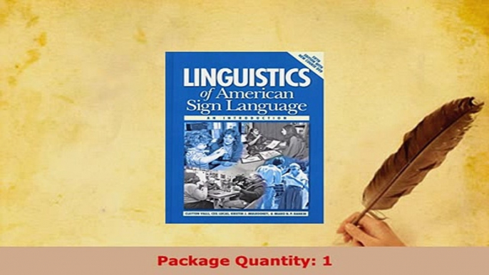 Download  Linguistics of American Sign Language 5th Ed An Introduction Read Online