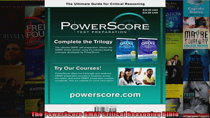 The PowerScore GMAT Critical Reasoning Bible