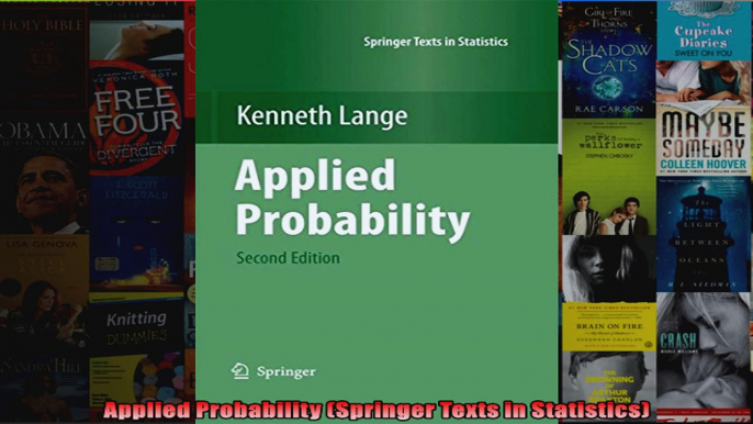 Applied Probability Springer Texts in Statistics