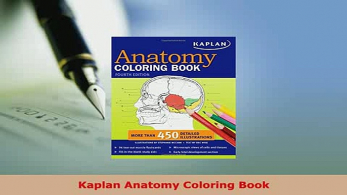 Download  Kaplan Anatomy Coloring Book Download Full Ebook