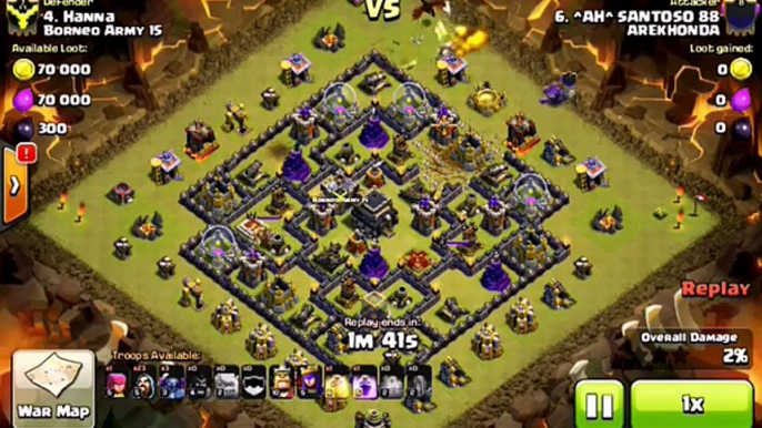 How to kill anemy on war clash of clans -