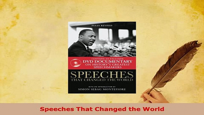 PDF  Speeches That Changed the World PDF Book Free