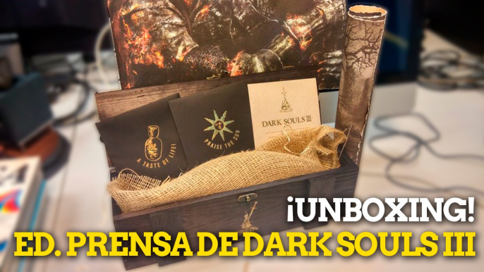 Unboxing edición prensa Dark Souls III