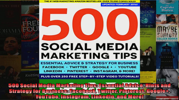 500 Social Media Marketing Tips Essential Advice Hints and Strategy for Business