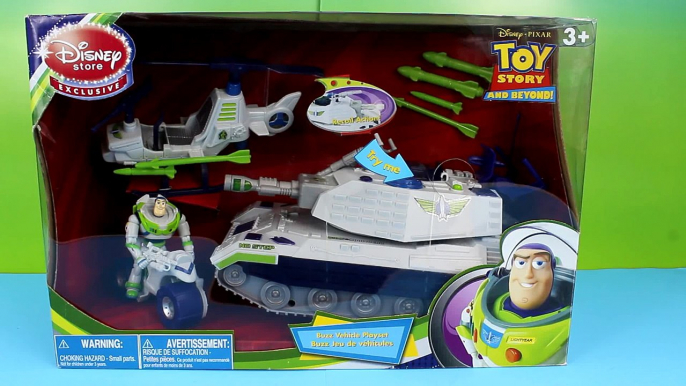 Toy Story Disney Store Exclusive Buzz Vehicle Playset Buzz Lightyear Fires at Zurg