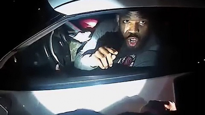 Raw Video Jon Jones Abuses Police Officer In The Street