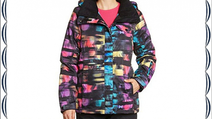 Roxy Snowboard Jacke Valley Hoodie - Chaqueta de esquí para mujer color gris talla XS