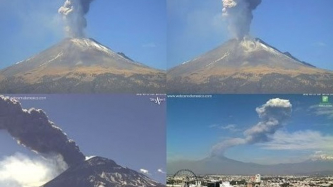 Mexico's Popocatépetl Volcano Spews Hot Ash and Gas During Weekend Eruption