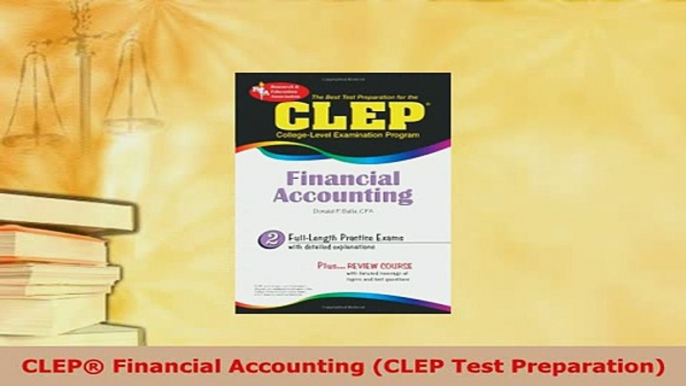 Download  CLEP Financial Accounting CLEP Test Preparation Free Books