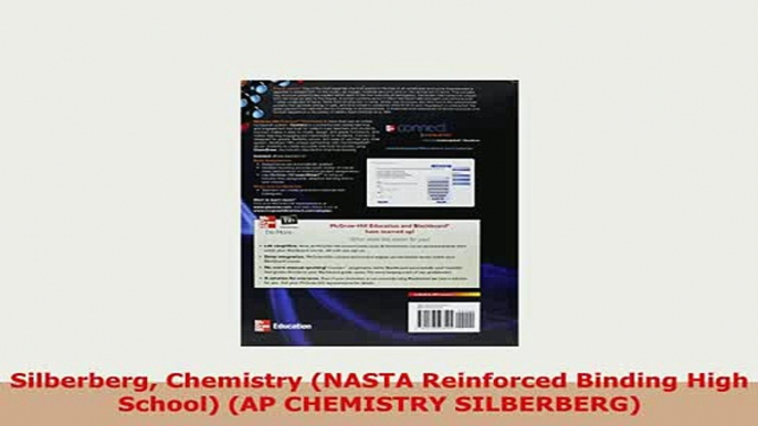 PDF  Silberberg Chemistry NASTA Reinforced Binding High School AP CHEMISTRY SILBERBERG Read Online