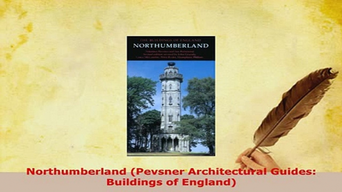 PDF  Northumberland Pevsner Architectural Guides Buildings of England Read Online