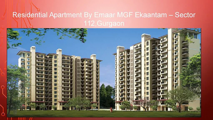 Residential Flats By Emaar MGF Ekaantam In Sector 112,Gurgaon