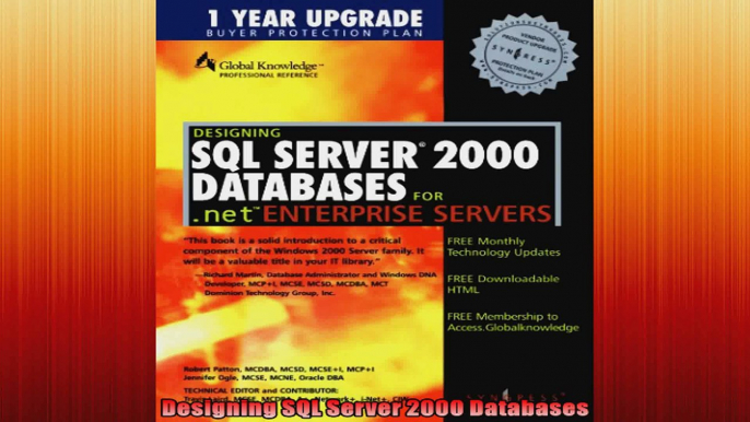 Designing SQL Server 2000 Databases