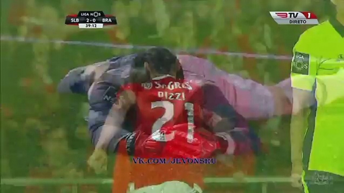 Goal Pizzi 3:0 - Benfica vs Braga - 01/04/16