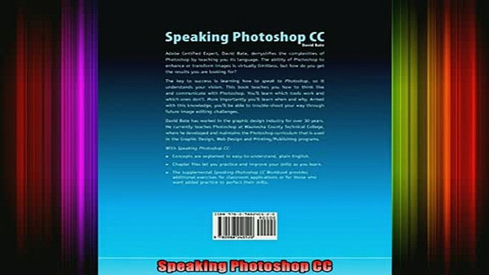 Read  Speaking Photoshop CC  Full EBook