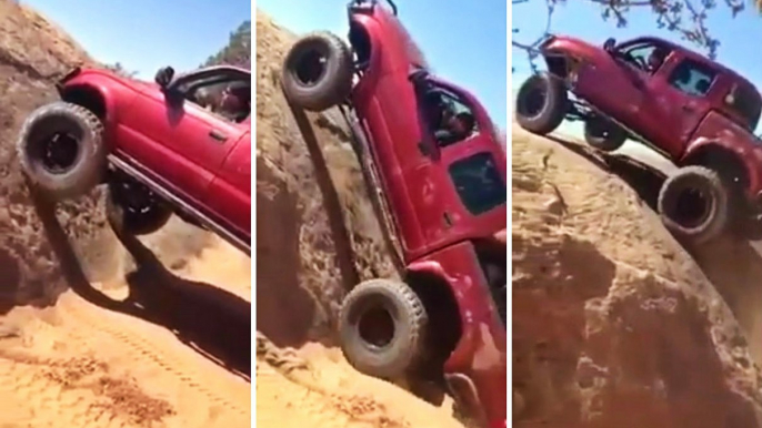 Truck Makes Impossible Climb