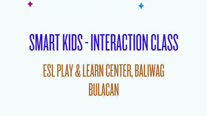 ESL Play & Learn, Interaction Class -Toddler, Baliwag Bulacan