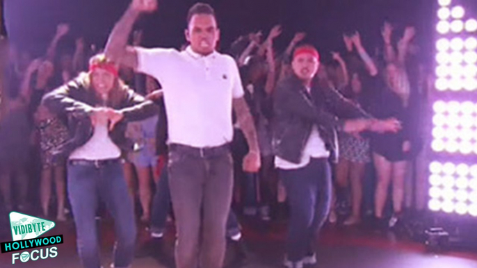 Chris Brown Nails Epic Dance Performance at iHeartRadio Awards 2016