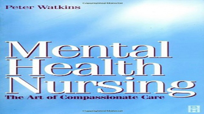 Download Mental Health Nursing  The Art of Compassionate Care  1e