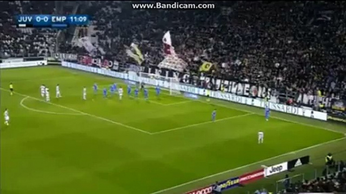 Mario Mandzukic Amazing Power Shot - Juventus vs Empoli 02.04.2016 HD