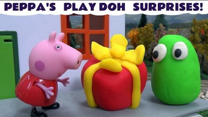 Peppa Pig Thomas and Friends Play-Doh Surprise Toys Pepa Story Surprise Play Doh Eggs Свинка Пеппа