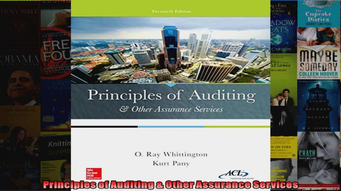 Principles of Auditing  Other Assurance Services