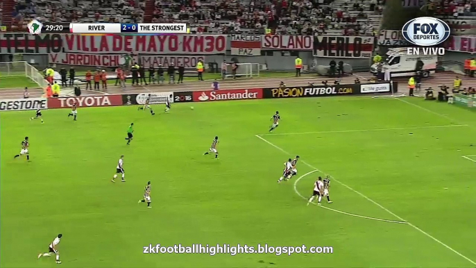 3-0 Camilo Mayada Goal HD  - River Plate 3-0 The Strongest - Copa Libertadores 06.04.2016