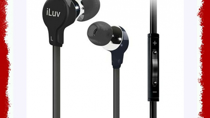 iLuv Cortland Ecouteurs intra-auriculaires avec Télécommande/3 Tailles d'embouts pour iPod/iPhone/iPad